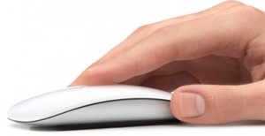 Person using mouse